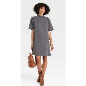 Universal Thread Gray Jersey T-shirt Dress